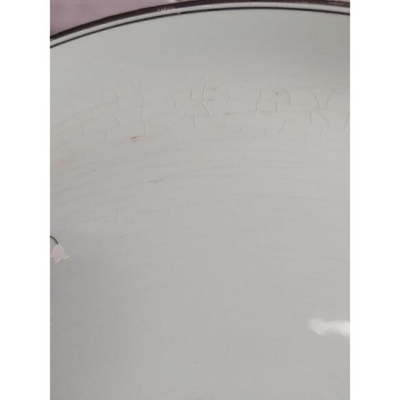 Lady Empire Permacal Serving Platter and Large Round Serving  Bowl  Mid Century - Picture 5 of 11